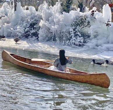 visite gyeongju que faire activité hiver canoe kayak pêche glace rivière eau hôtel hanok auberge de jeunesse temple avis conseil esim sim
